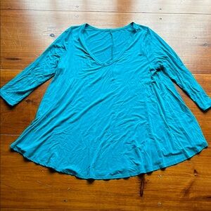 Teal Bamboo Top
